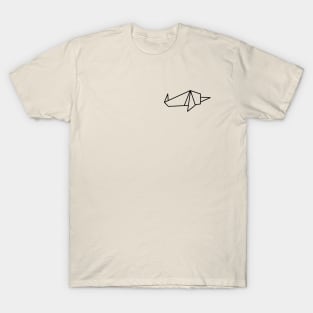 Origami Narwhal T-Shirt